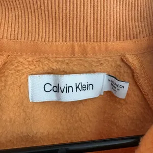 Calvin Klein Womens Orange Quarter Zip‎ Cropped Fleece Sweatshirt XS CAR0000149 thumbnail 7