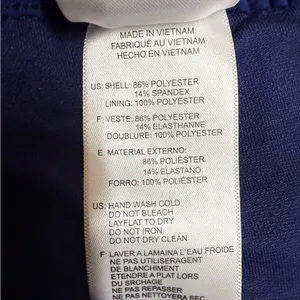 Adidas Women's Woven Swim Shorts - Royal Blue - Size Small thumbnail 6