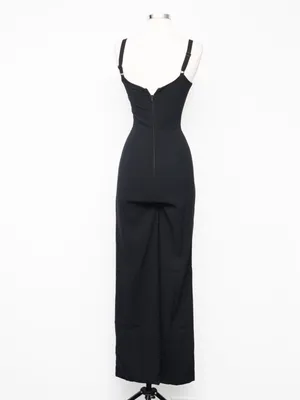 Dress the Population - Black Wide Leg Jumpsuit thumbnail 4