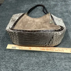 Brahmin Thelma Tote Chardonnay – Croc‎ Embossed & Suede thumbnail 6