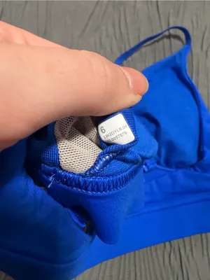lululemon athletica Bright Blue Triangle Bralette thumbnail 4