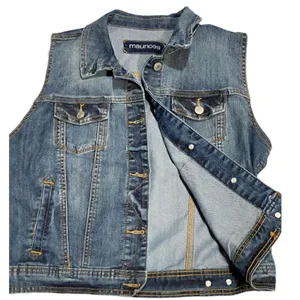 Maurice’s Medium Wash Denim Vest thumbnail 1