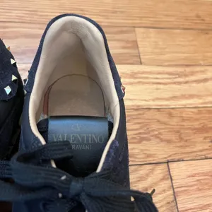 Valentino Garavani Black Rockstud Runner Running Shoes Sneakers Size 37 thumbnail 6