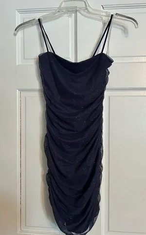 Windsor Women’s dark blue mini dress with sparkles -size S thumbnail 1