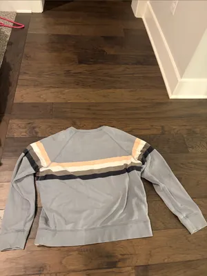 Faherty Chest Stripe Pima Sweatshirt Sz M thumbnail 10