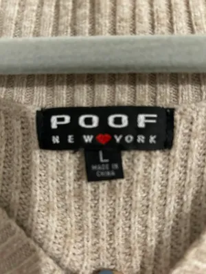 tan cropped sweater thumbnail 3