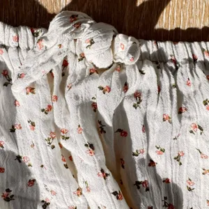 Billabong White Puff Sleeve Ruffled Blouse thumbnail 7