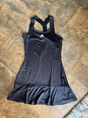 New Adidas Black Tennis Y-Dress Athletic Womens Size S Aeroready Slim Fit thumbnail 10