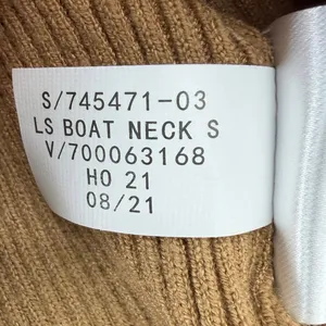 Banana Republic Camel Brown Boat Neck Ribbed Knit Midi Sweater Dress NWT Size L thumbnail 10