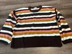 Madewell Striped Wool & Alpaca Blend Sweater thumbnail 1