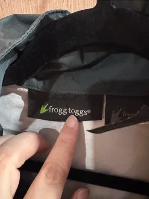 Women’s Frogg Toggs Mint & Charcoal Rivers Toadz Rain Jacket Size L/XL thumbnail 3