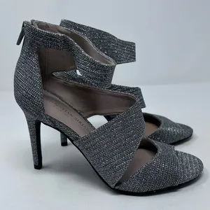 Christian Siriano for Payless Silver Sparkle High‎ Heel Shoes Size 6 1/2 NWT thumbnail 1