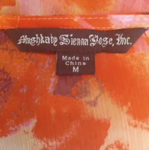 Sienna Rose Orange Pink Poncho Top M Size M thumbnail 3