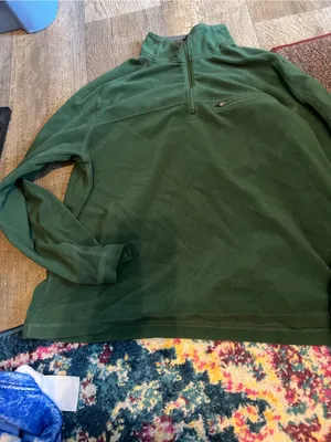 Ll bean large green pullover thumbnail 4