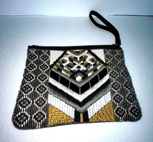 Lucky brand beaded clutch thumbnail 1