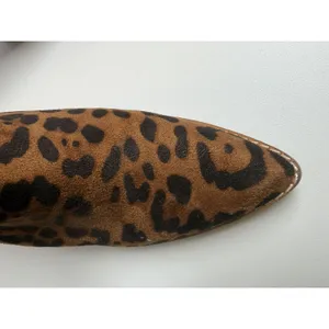 Beast Fashion‎ Leopard Print Mule Booties Block Heel Women's Size 8 thumbnail 8