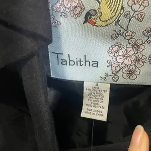 Anthropologie Tabitha Womens Ruffled‎ Black Sleeveless Vest Size 4 thumbnail 6