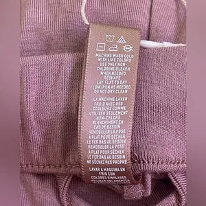 SKIMS Knit Pajama Shorts NWT inside drawstring in sienna women’s size XXS thumbnail 6