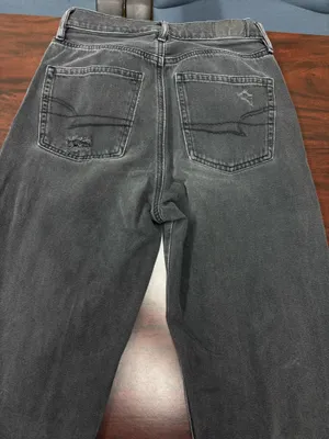 American Eagle Grey Highest Rise 90s Boyfriend Jeans Size 4 thumbnail 4
