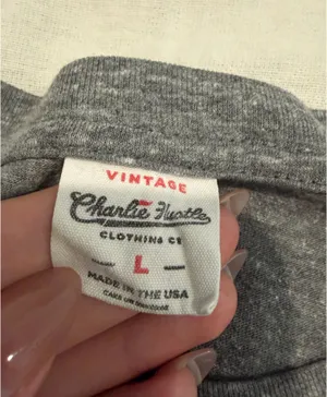 Vintage Charlie Hustle grey Kansas City Chiefs tee, Arrowhead Collection thumbnail 3