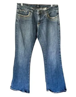 Von Dutch Original Studded Trupunto Women Blue Jeans thumbnail 1
