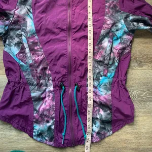 Vintage Himd Purple Windbreaker with Teal Accents L thumbnail 3