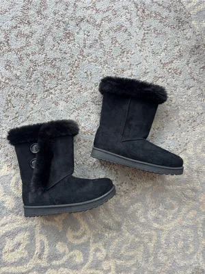 SO Abigail Faux Fur Winter Boots Black 8.5 thumbnail 2