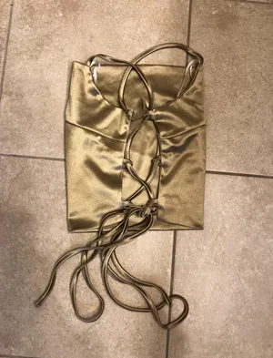 Gold Satin Top thumbnail 4