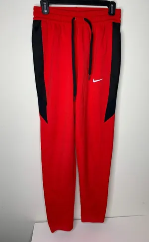 Nike Dri-FIT Element Running Pant Womens Small Red Black CQ0307-657 Sweatpants thumbnail 1