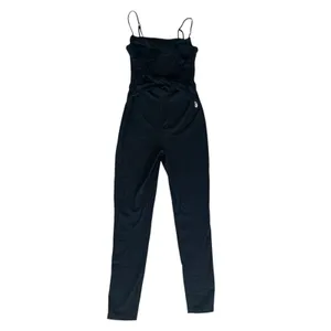 Free People Movement Women’s Lace Me Up Black Lace Twist Front Leotard Jumpsuit thumbnail 12