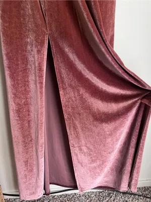 Baltic Born Tatiana Velvet One Shoulder Maxi Dress Desert Rose Size S thumbnail 6