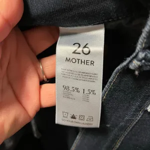 Mother The Rascal Cuff Meet Me at Midnight Jeans Women's 26 Dark‎ Wash Denim thumbnail 7