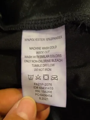 Ease of Motion Black Faux Leather Leggings Size Small thumbnail 6