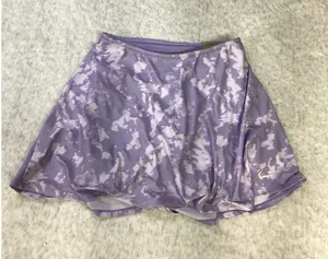 Nike Court Victory Dri-FIT Tennis Skirt‎ Purple White Print FZ6804-533 Womens XS thumbnail 1