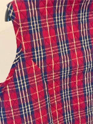 Baxter & Wells Quilted Plaid Snap-Front Vest – Women’s XL thumbnail 5
