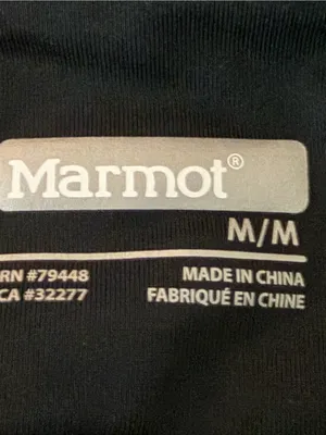 MARMOT Performance Hiking Black Camo Patterned & Black Athletic Legging Medium thumbnail 4