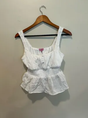 Francesca's NWT white tank top thumbnail 4