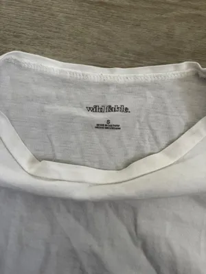 wild fable White Long-Sleeve Cropped Tee thumbnail 2