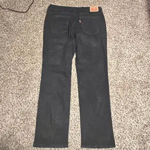 Levi's 505 Classic Dark Wash Straight Jeans Casual Stretch Denim Pants Size 30‎ thumbnail 4