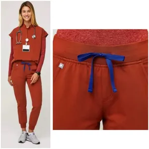 FIGS • Zamora jogger scrub pants in sold out auburn color thumbnail 12