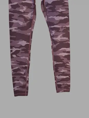 Athleta Girls' Plum Camo High-Rise Leggings thumbnail 4