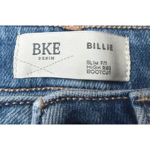BKE Womens Size 28x32 Billie Slim Fit High Rise Bootcut Jeans Distressed Denim thumbnail 4