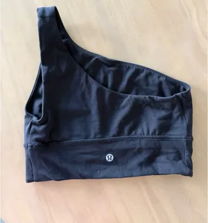 Lululemon Asymmetrical Bra Black thumbnail 2