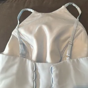 Women’s Short Pale Blue Homecoming Party Halter Dress Corset Back Size 8 **READ thumbnail 12