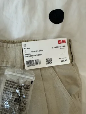 Uniqlo Shorts Linen Cotton thumbnail 3
