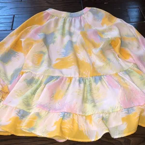 ENTRO multicolor pastel boho top size large thumbnail 6
