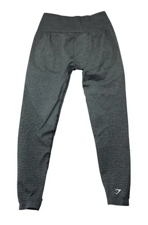 Gymshark Energy+ Seamless Leggings Charcoal Grey Marl High Waisted Eyelet Logo‎ thumbnail 1