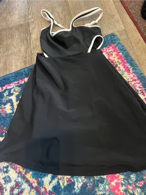 Abercrombie black cut out sides active dress XSP thumbnail 7