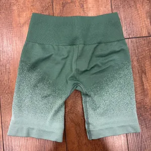 Gymshark Women Size XS Green Adapt Ombré Biker Athletic Shorts SEE MEASURMENTS thumbnail 3