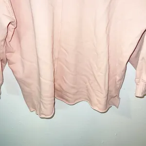 Aerie oversized light pink/peach “after sunset” graphic distressed crewneck thumbnail 11